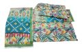 Unstitched Khadar 3-Piece Suit for Women – Floral Design Shirt and Trouser with Coordinating Floral Dupatta. 