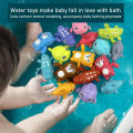 New Baby Bath Toy Animal Cute Cartoon hark Crocodile Claic Baby Water Toy Infant wim Chain Clockwork Kid Beach Bath Toy ingle. 