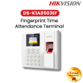 Fingerprint Time Attendance Hikvision DS-K1A8503EF (Finger+ Card+ Pin). 