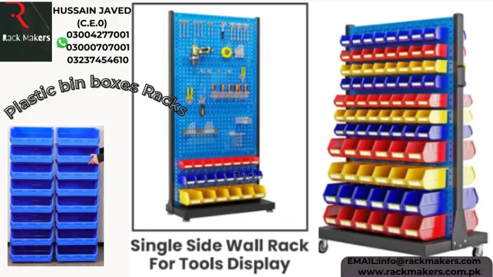 Show Plastic Boxes Rack Plastic bin boxes Racks || Racks Manufacturer | Daraz.pk