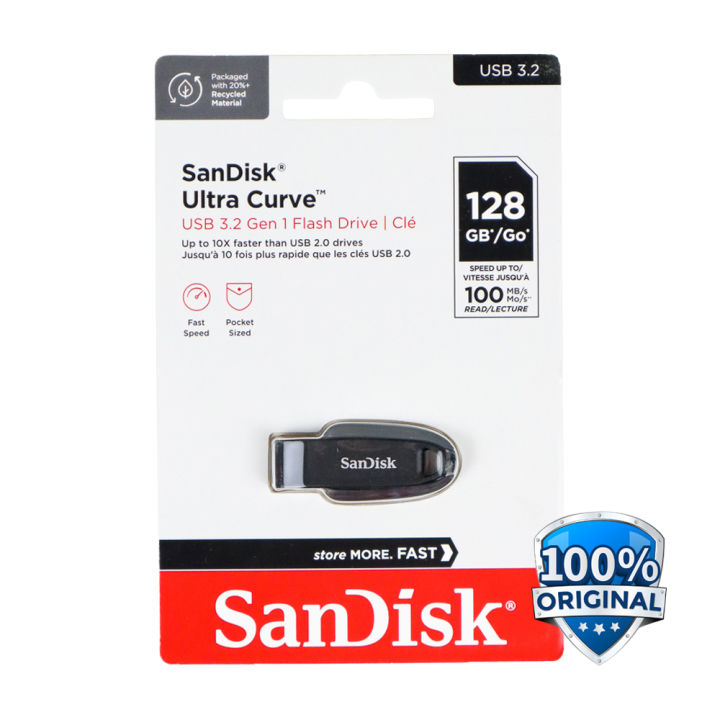 SanDisk 128GB Ultra Flair USB 3.0 Flash Drive - SDCZ73-128G-G46