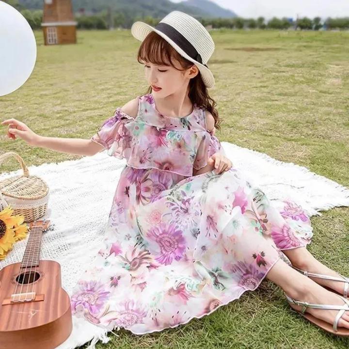 CHILDREN'S fashion high quality Korean dress for Kids girl casual clothes 3 to 4 to 5 to 6 to 7 to 8 to 9 to 10 to 11 to 12 to 13 years old birthday Tutu Princess 2024 new style dresses for teens girls # g24-036