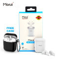 Morui Airpods (A2) - Wireless Earbuds - Gaming earbuds With ENC Noise Reduction For Clear Sound - Bluetooth Airbuds - TWS Bluetooth headphones - Including Free Case - Water Resistance - 3 Months Warranty.. 
