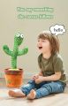 Dancing Cactus Toy for Baby Funny Cactus Talking Toy for Baby Kids Soft Plush Talk Back Toy, Can Sing, Record and Repeats What You Say Creative Kids Educational Toy Game for Kids. 