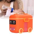 Portable Milk Powder Container Bus style / toy style baby milk container Orange - Blue color. 