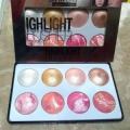 Seven Cool Blush Highlighter 8 Colors. 
