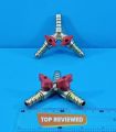 DreamsMart 3 Ways Solid Gas Pipe Y Valve Splitter Connector Jointer Pressure Increase Decrease Water Fluid Valve. 