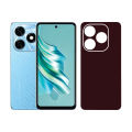 Back Paper For Tecno Spark 20 Back Lamination Skin Anti-Stain 0542 Burgundy Sheet Anti-stain Wrap Cover. 