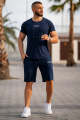 Young London RawCut Cotton Track suit for men  - Denim. 