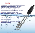 Electric Water Heating Rod Portable Electric Water Heater Electric Water Immersion Rod 1500 - 1200 - 1000 Watts. 