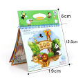 Magic Water Color Drawing Book For Kids Big Size Water Coloring Books With Pen Painting Board Gift For Girls Boys Educational Toys Birthday Gift for Children Drawing Toy My First Paint With Water Activity Books Set ABC Letters & Zoo Animals. 