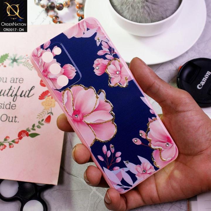 Oppo_ A55 5G Cover - Design 4 - New Spring Series Camera Protection Soft Border Case