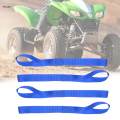 5x Soft Loops Nylon Multiple Use High Strength Motorcycle Tie Down Straps. 