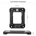Thermalright LGA1700-BCF Black 12/13/14th CPU Straightening Anti-Bend Bracket, Bendy Platen, Intel 13/14th Gen CPU Fixing Fastener, Intel 12th Gen CPU Stress Bend Correction Fixture(Black). 
