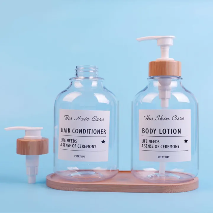 Kitchen%20Home%20With%20Case%20Pump%20Refillable%20Dispenser%20Bottle%20Bamboo%20Soap%20Hand%20-%20Image%203