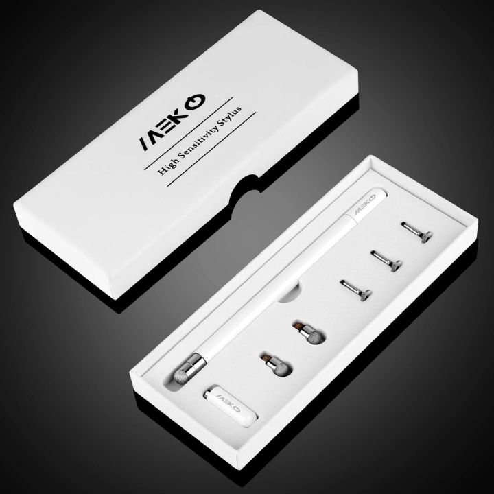 Stylus%20Pencil%20for%20%C3%ADP%C3%A1d%20,%20M%C3%8BKO%202%20in%201%20Magnetic%20Disc%20Stylus%20Touch%20Screen%20Pens%20for%20%C3%81ppl%C3%A9%20%C3%ADPh%C3%B6ne/%C3%ADp%C3%A1d%20pr%C3%B6/Mini/A%C3%AFr/Android/Micr%C3%B2soft/Surface%20and%20Other%20Touch%20Screens%20Bundle%20with%205%20Replacement%20Tips-White%20-%20Image%205