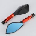 2pc/set Motorcycle Rear View Mirror Rizoma Alloy CNC Racing Side Mirror universal for All Motorcycle. 
