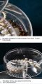 Acrylic Rotating Jewelry Organizer with Lid Transparent | Ear Rings & Necklace_Bracelets Holder | Rotating Makeup Organizer Jewellery organizer. 