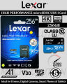 Lexar - 256GB Memory Card - 1 Year Warranty - Class 10 - 95MB/s Speed. 