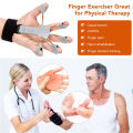 Finger Hand Gripper - Veins Finger Exerciser Hand Strengthener Home & Gym Hand Trainer - Hand Gripper - Hand Gripster - Exercise Tool - Silicone Made Strong Body Building - Grip training equipment. 