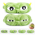 Soft Plush Sleeping Mask 3d Sad Frog Eye Sleep Mask. 