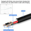 Android Charging Cable, Durable Micro USB Cord Fast Charging Sync Wire. 