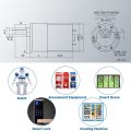 DC 12V 30RPM High Torque Electric Speed Reduction Geared Motor 37mm. 