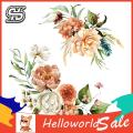 Toilet Sticker Self-adhesive Waterproof Long-lasting Eye-catching Floral Design for Home Bathroom Decor. 