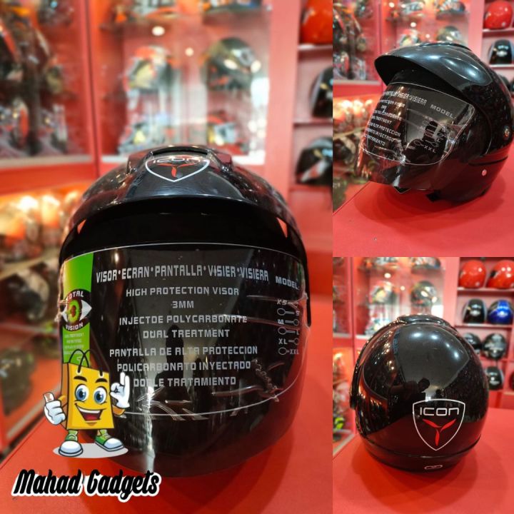Imported Brand Icon & Vector Helmet half face new design for bike