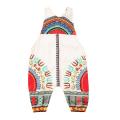 READY STOCKToddler Kid Baby Girl African Print Sleeveless Romper Hair Band Jumpsuit Clothes. 