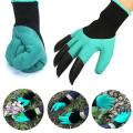 New Gardening Gloves for garden Digging Planting with 4 ABS Plastic Claws Garden Working Gloves New Garden Gloves. 