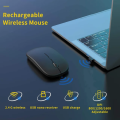 Rechargeable Wireless Bluetooth Slim Mouse for Laptop, PC, MacBook, Mobile, Smart TV & Gaming ~ Mini USB Optical LED Bluetooth Mouse Wireless ~ 2.4GHz. 