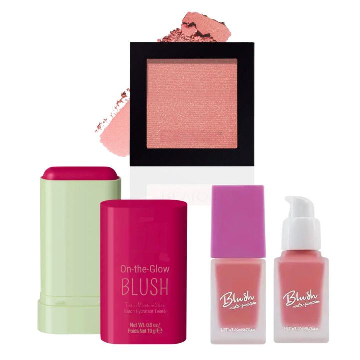 Grab our 3-in-1 Blush Deal and get Liquid, Powder, & Stick Blushes |  Our 3-in-1 Blush Deal is here! | Get all three of our best-selling blushes in one convenient bundle.