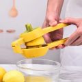Squeezer-Lemon Squeeze-r Limo Nichor Plastic Manual Single Press Lemon Squeezer Manual Fruit Squeezer Citrus Juicer – Yellow Easy Kitchen. 
