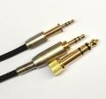 FeiYen Replacement Audio Upgrade Cable for AKG K450 / K451 / K452 / K480 / Q460 Headphones 1.2m/4feet. 