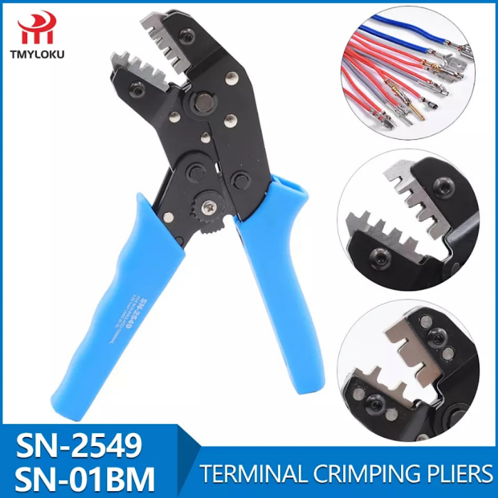 SN-2549/SN-01BM Cold terminal crimping tool 2.54mm 3.96mm 4.8mm 28-18awg automotive terminal crimping tool
