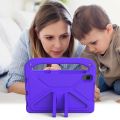 For Samsung Galaxy Tab A 8.4 2020 SM-T307U Handle Portable EVA Shockproof Anti Falling Protective Case with Triangle Holder. 