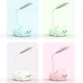 Table Lamp Cartoon Cute Pet Cat Night Light Usb Rechargeable Led Table Light Child Eye Protection Warm White Desk Lamp. 