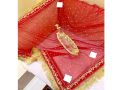 QABOOL HAI DUPATTA FOR WEDDING PARTY NIKKAH WEDDING NET DUPATTA ( 87 INCH X 42 INCH ). 