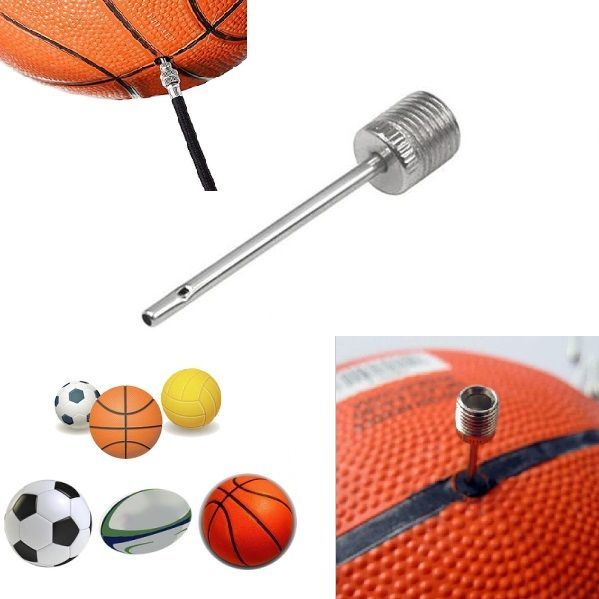 Sports Inflating Needle Pin Nozzle Football Basketball Ball Air Pump Pin Ball Pump Inflation Needle For Football Air Pin Basketball Air Pin Volleyball Air Pin Stainless Steel Air Pin