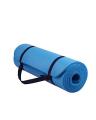 Yoga Mat Non-Slip Exercise Fitness 10mm - Blue. 