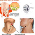 1Pair Magnetic Slimming Magnet Earring for Women Men Weight Loss Rhinestone Stainless Steel Ear Studs Health Non Pierced Jewelry. 