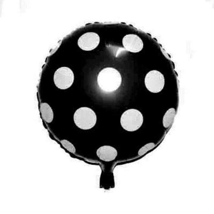 ROUND SHAPE POLKA DOT FOIL BALLOON ( 18 INCH SIZE FOIL BALLOONS )