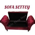 Sofa Settee With Storage Space & Comfortable Foam Customized. 