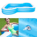 10 Ft Bestway Sunsational Family Swimming Pool For Kids & Family 120 Inch Inflatable Mosaic Floor Large Kids & Family Swimming Pool Summer Season Pools Party With Inflatable Vinyl Deep Swimming Pool with 18 Inch depth 9 foot width & 10 ft length 54321. 