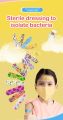 Cute Cartoon Kids GIRLS Band-Aid Waterproof Breathable Sticker Adhesive Bandages Antibacterial hemostatic Hypoallergenic for First Aid Emergency Plaster. 