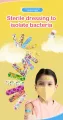 Cute Cartoon Kids GIRLS Band-Aid Waterproof Breathable Sticker Adhesive Bandages Antibacterial hemostatic Hypoallergenic for First Aid Emergency Plaster. 