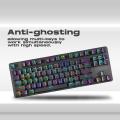GameStop GS200 FPS Sniper Wired Mechanical Keyboard Outemu Brown Switches 87 Keys - 1000Hz Polling Rate - FPS Sniper. 