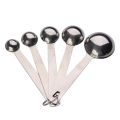 Stainless Steel Measuring Spoon Kitchen Measuring Spoon Baking Spoon Coffee Spoons Ruler Measuring Tool Set 5pcs. 