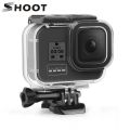 SHOOT for GoPro Hero 8 Black Waterproof Case 60M Underwater Diving Housing Protective Shell Cover Mount for Go Pro 8 Accessories. 